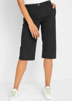 Bermudas largas con cintura elástica