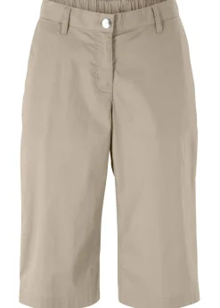 Bermudas largas con cintura elástica