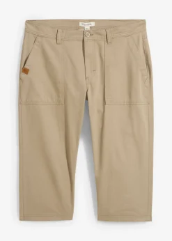 Bermudas largas de algodón puro con corte regular