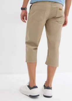 Bermudas largas de algodón puro con corte regular