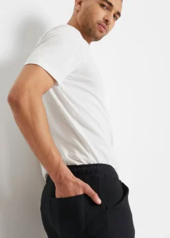 Bermudas largas de chándal, estilo cargo, de algodón puro, regular fit