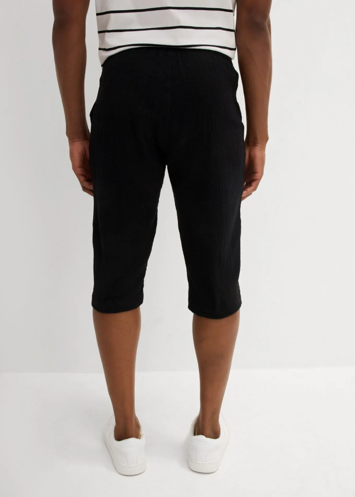 Bermudas largas de muselina ligera con corte holgado