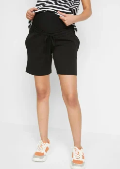 Bermudas premamá de tejido de sudadera (2 unidades)