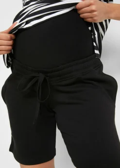 Bermudas premamá de tejido de sudadera (2 unidades)