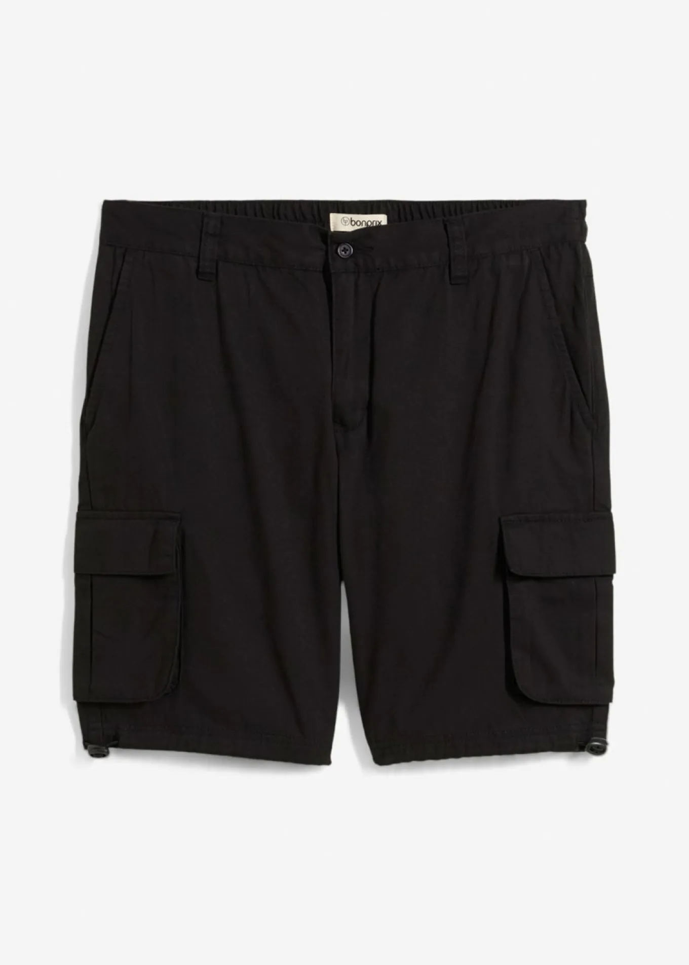 Bermudas tipo cargo con cinturilla elástica y corte regular
