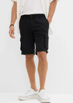Bermudas tipo cargo con cinturilla elástica y corte regular