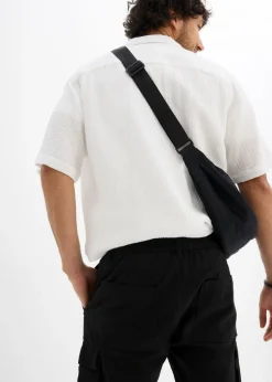 Bermudas tipo cargo con cinturilla elástica y corte regular