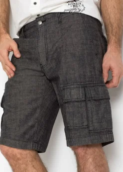 Bermudas tipo cargo de algodón puro con corte holgado