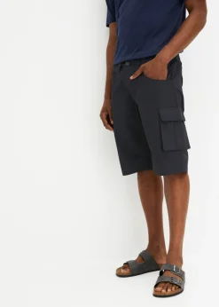 Bermudas tipo cargo de algodón puro con corte relajado