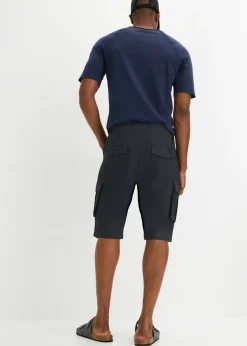 Bermudas tipo cargo de algodón puro con corte relajado