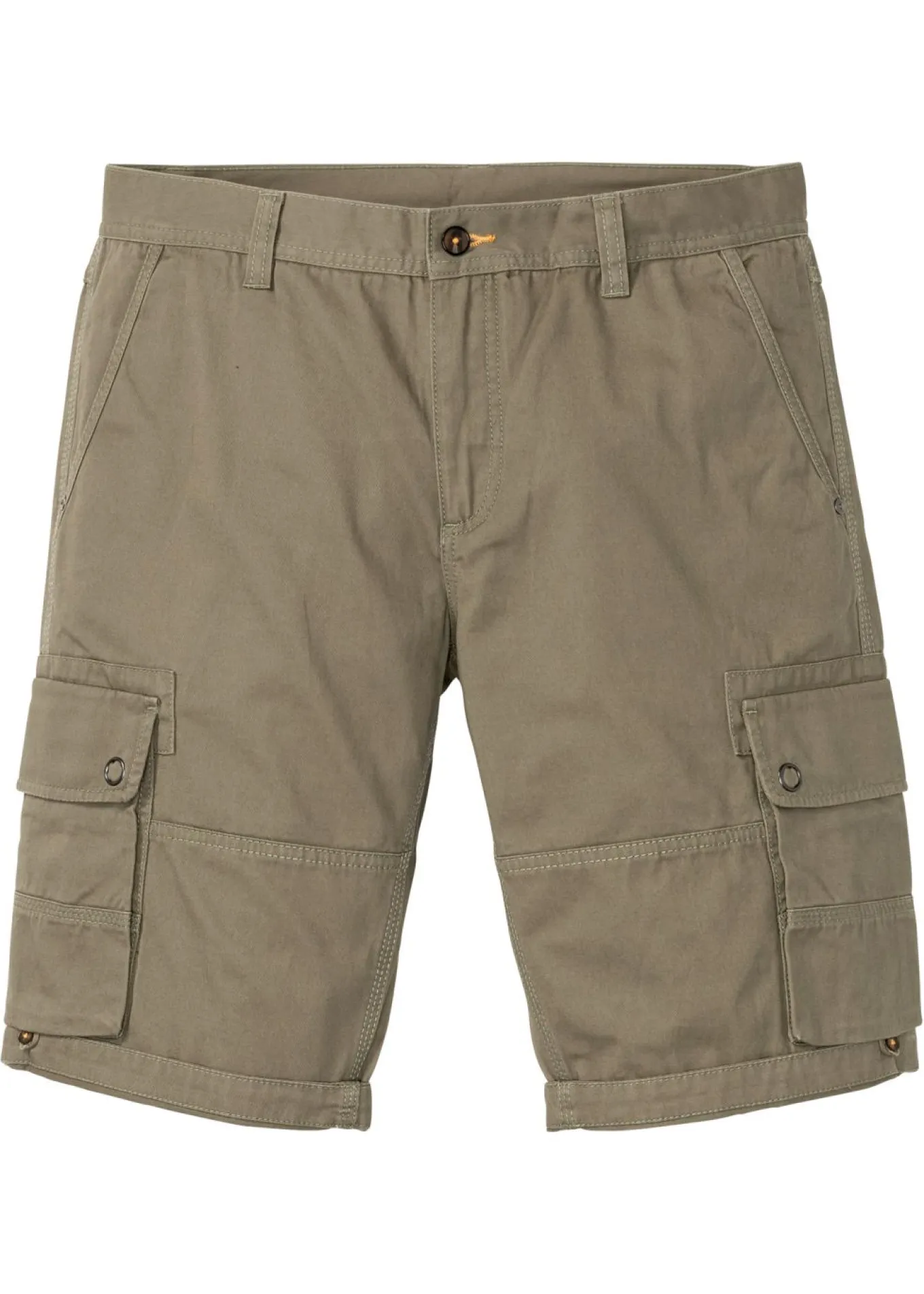 Bermudas tipo cargo de algodón puro con corte regular