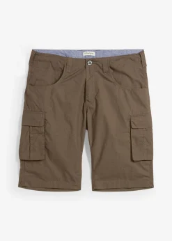 Bermudas tipo cargo de algodón puro con corte relajado
