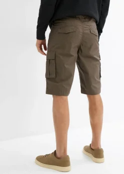 Bermudas tipo cargo de algodón puro con corte relajado
