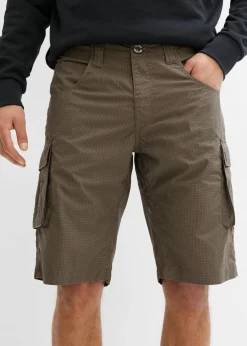 Bermudas tipo cargo de algodón puro con corte relajado