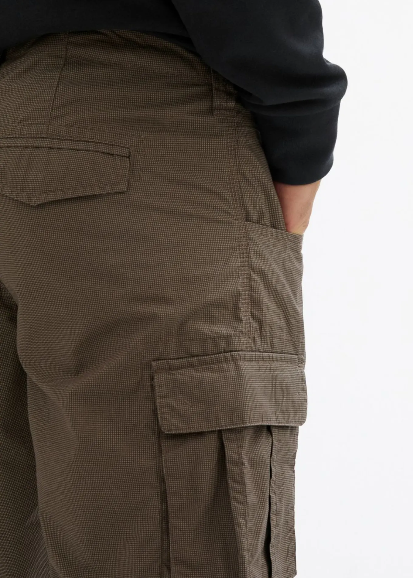 Bermudas tipo cargo de algodón puro con corte relajado