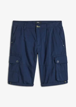 Bermudas tipo cargo de algodón puro con corte regular