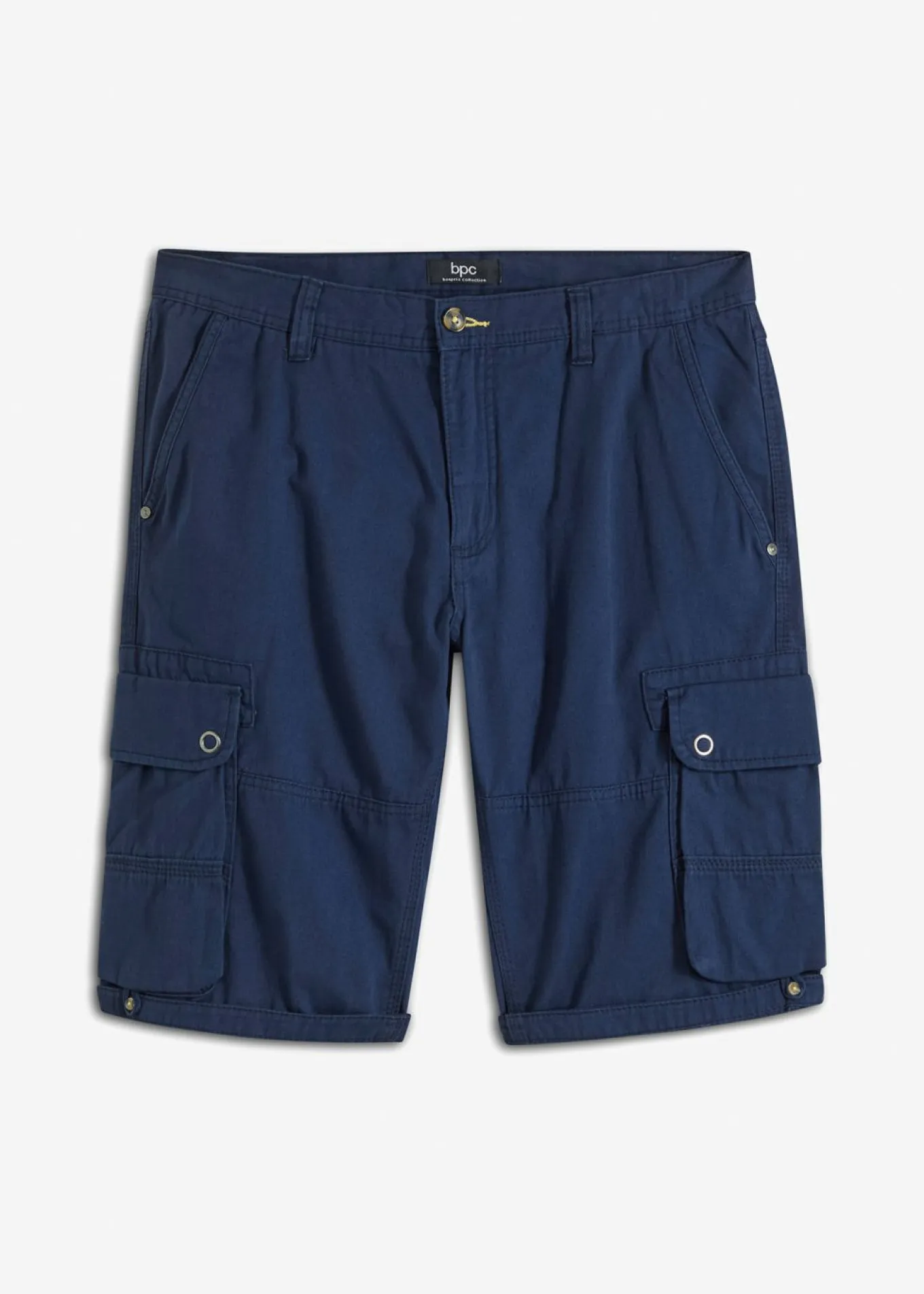 Bermudas tipo cargo de algodón puro con corte regular