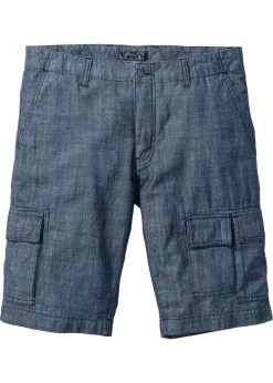 Bermudas tipo cargo de algodón puro con corte holgado