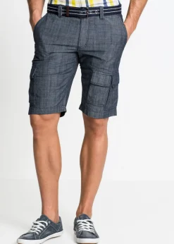 Bermudas tipo cargo de algodón puro con corte holgado