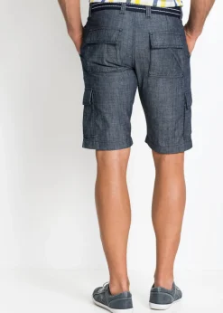 Bermudas tipo cargo de algodón puro con corte holgado