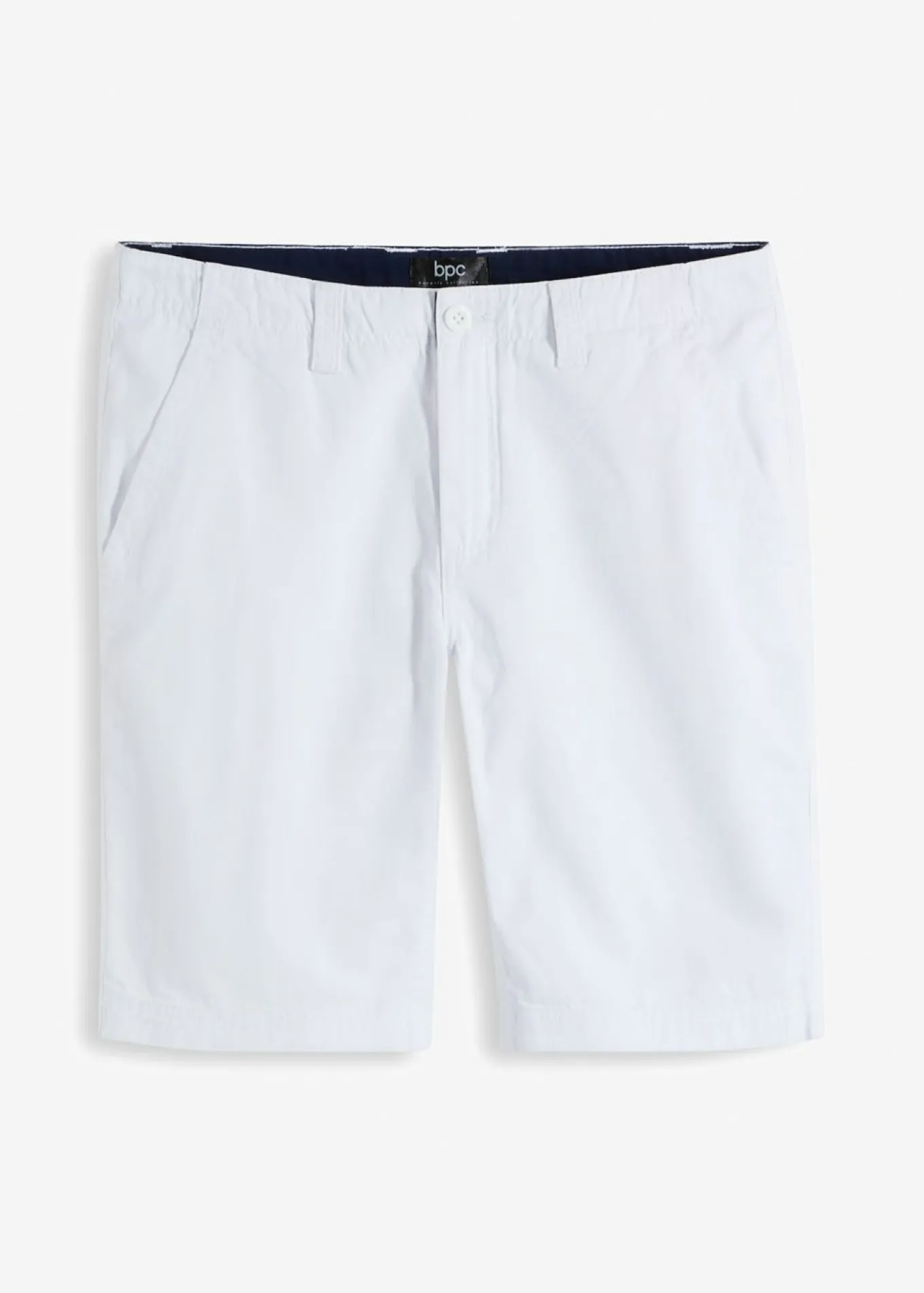 Bermudas tipo chino de algodón puro con corte recto