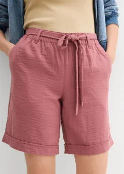 Bermudas tipo paperbag