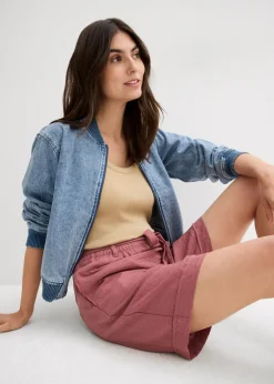 Bermudas tipo paperbag