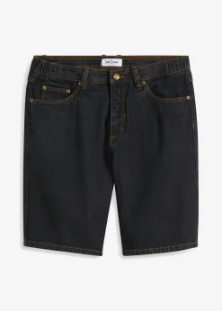 Bermudas vaqueras con cintura elástica, classic fit