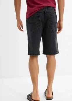 Bermudas vaqueras con cintura elástica, classic fit