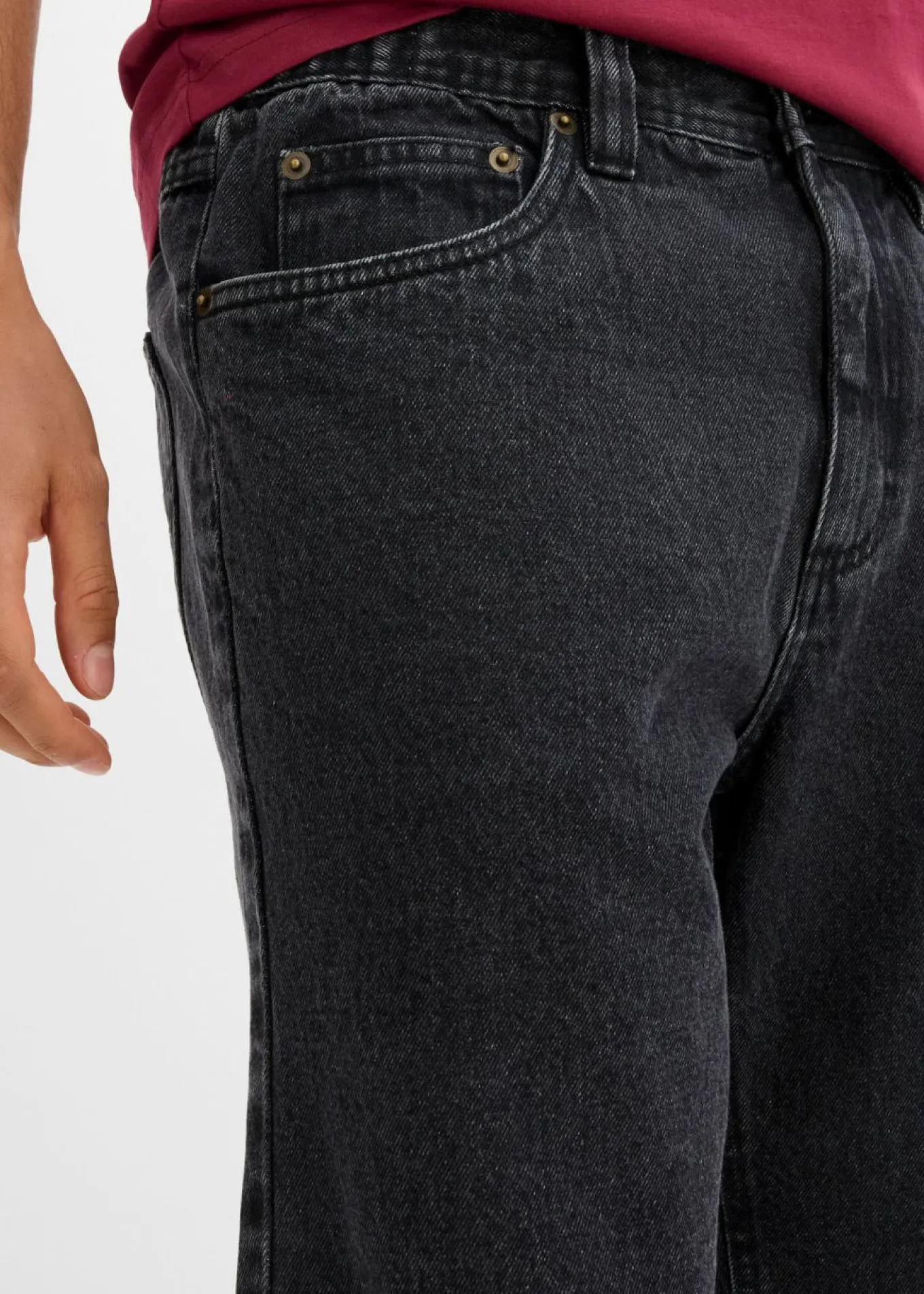 Bermudas vaqueras con cintura elástica, classic fit