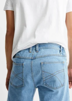 Bermudas vaqueras con cintura elástica, classic fit