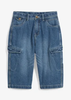 Bermudas vaqueras de algodón puro con corte holgado