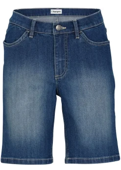 Bermudas vaqueras de talle medio