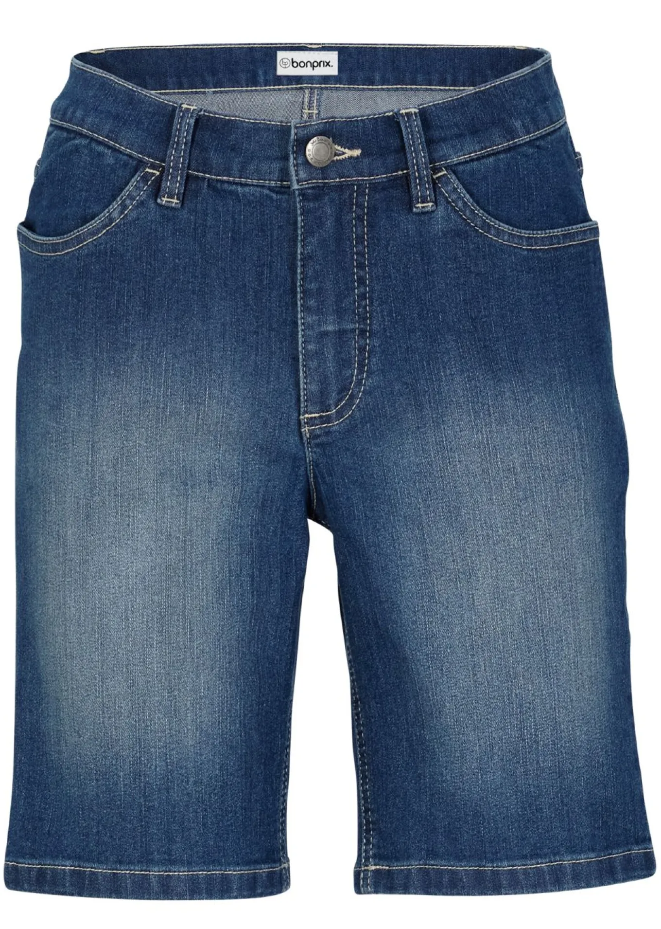 Bermudas vaqueras de talle medio