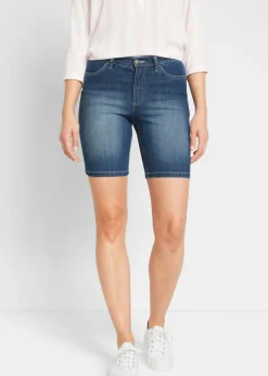 Bermudas vaqueras de talle medio
