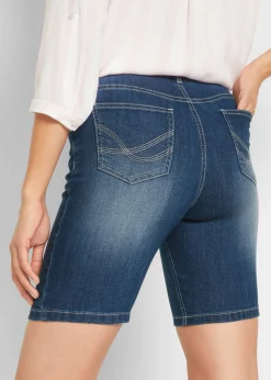 Bermudas vaqueras de talle medio