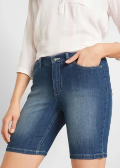 Bermudas vaqueras de talle medio