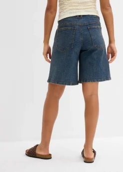 Bermudas vaqueras de talle medio