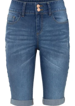 Bermudas vaqueras de talle medio