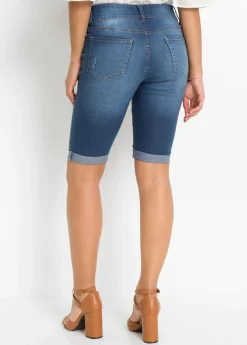 Bermudas vaqueras de talle medio