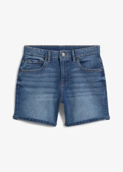 Bermudas vaqueras de talle medio