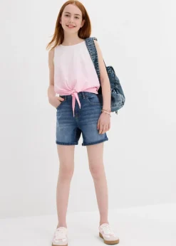 Bermudas vaqueras de talle medio