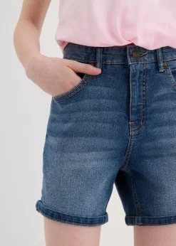 Bermudas vaqueras de talle medio