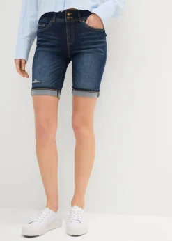 Bermudas vaqueras de talle medio