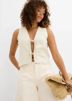 Bermudas vaqueras de talle medio