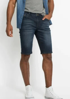 Bermudas vaqueras elásticas, slim fit