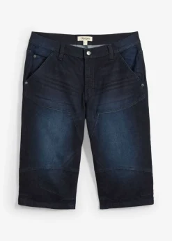 Bermudas vaqueras elásticas, regular fit