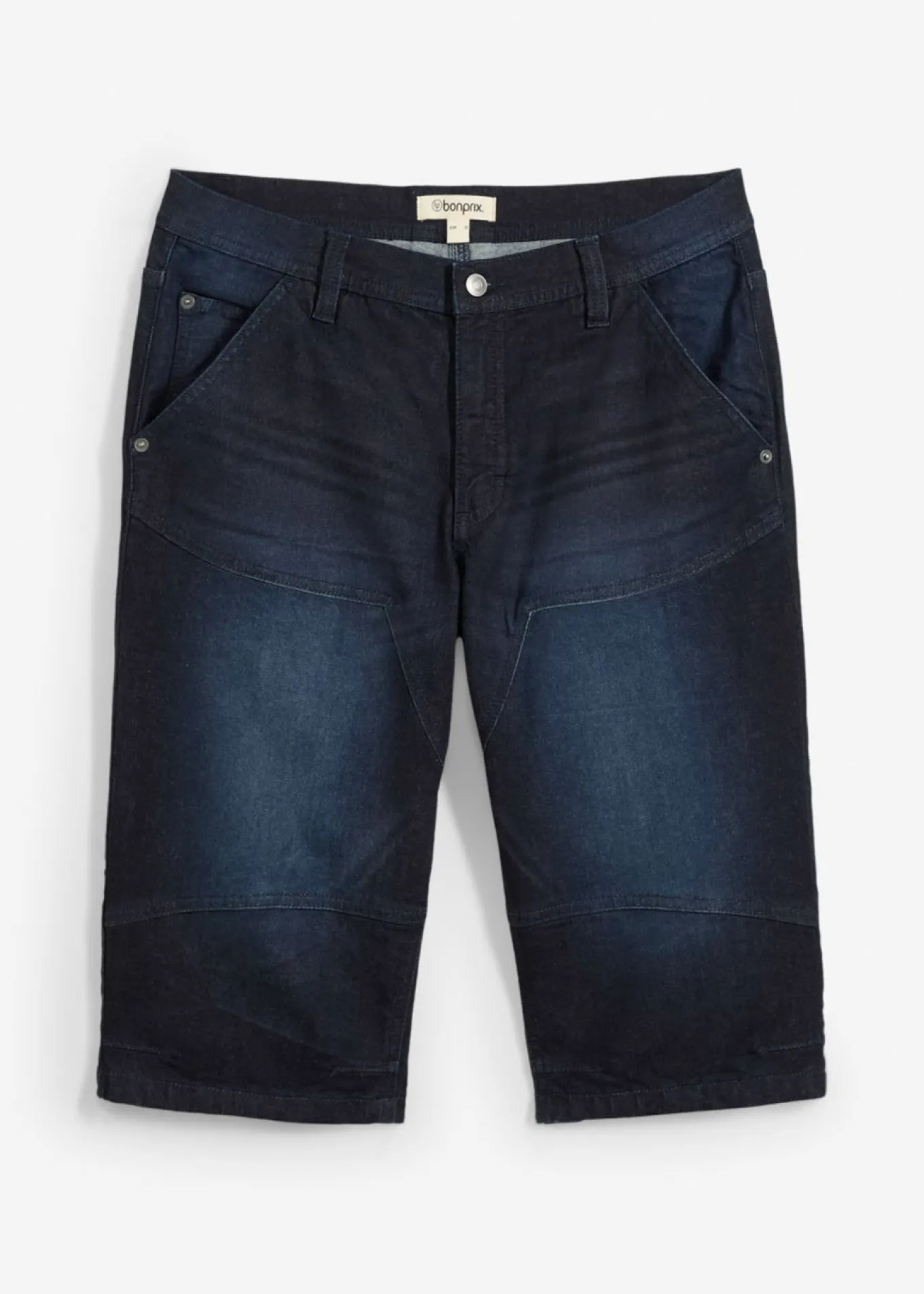 Bermudas vaqueras elásticas, regular fit