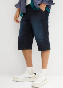 Bermudas vaqueras elásticas, regular fit