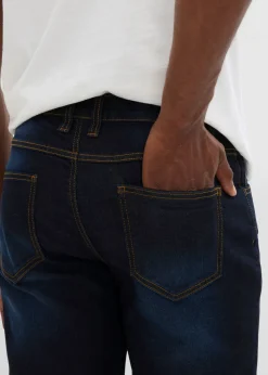 Bermudas vaqueras elásticas con corte regular